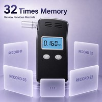 Alcoholímetro Semiconductor, Regalo de Cumpleaños, Detector de Alcohol en el Aliento Confiable para Amigos que Conducen Frequentemente