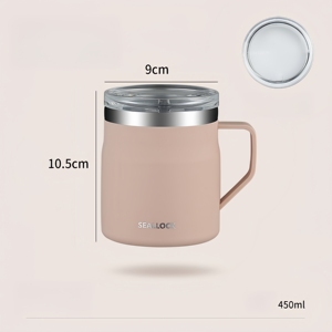 Tùy Chỉnh Xách Tay 304 Thép Không Gỉ Cốc Cà Phê Nắp Văn Phòng Phích Kín Chai Nước Du Lịch Cắm Trại Chân Không Coffer Cốc Bên - Product Image 3