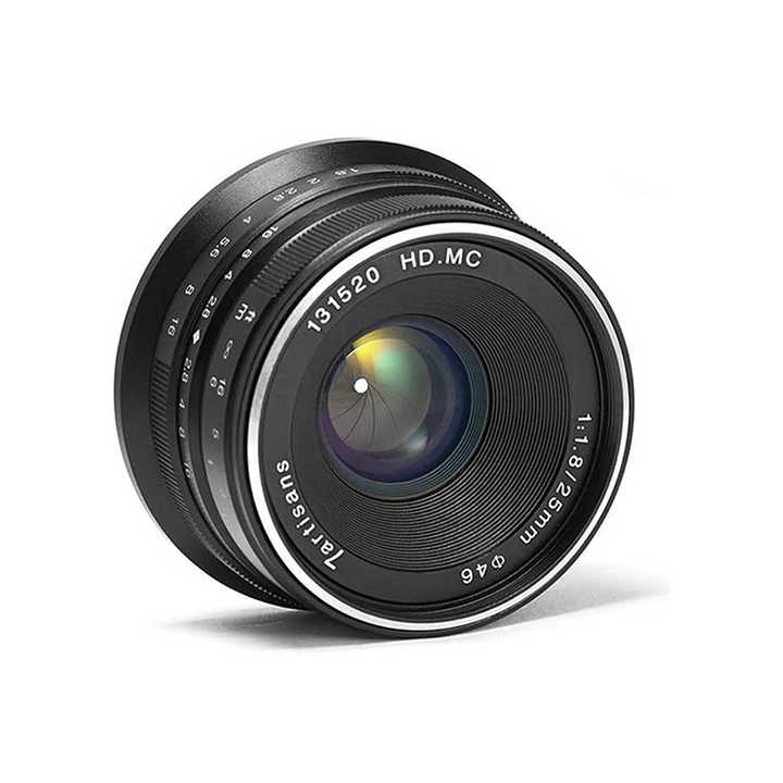 7Artisans 25mm F1.8 Large Aperture Wide Angle Prime Lens for E/FX 