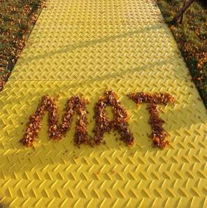 Vente en gros de dalles de pavage en plastique HDPE Construction temporaire Tapis de route pour piste Protection du sol Traitement de coupe - Product Image 6