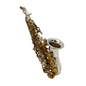Saxophone soprano courbé style Yani en argent massif, marque Eastern Music - Product Image 4