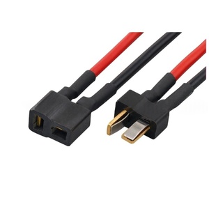 Cable Conector Tipo T Negro Macho-Hembra para Batería RC, Cable de Alimentación para Coche de Control Remoto - Product Image 4