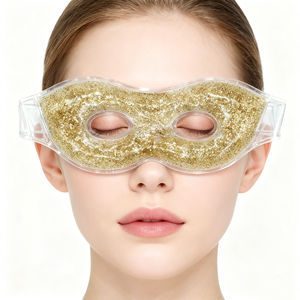 <span class=keywords><strong>Masque</strong></span> oculaire HANERSHI multi-usages, relaxant, rafraîchissant, luxueux, super doux, avec sangle élastique, gel glacé pailleté, anti-rides, anti-cernes - Product Image 5