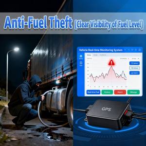 Traceur GPS 4G LTE pour Véhicules, Système de Gestion de Flotte et de <span class=keywords><strong>Carburant</strong></span>, Capteur de Niveau de <span class=keywords><strong>Carburant</strong></span> Antivol pour Camions, Bétonnières (avec ou sans perforation en option) - Product Image 3