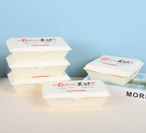 Embalagem Personalizada Impressa Biodegradável Reciclável Descartável de Papel Cartão Branco para Alimentos, Caixa para Frango Frito, Caixa para Hambúrguer - Product Image 4