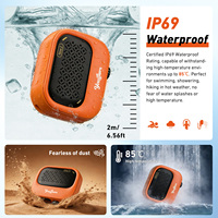 Altoparlante Bluetooth indossabile Yousonnra Vlog Remote con un tasto per foto e video, 20 ore di riproduzione, per creatori di contenuti TikTok