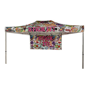 Auvent pliable pour les événements Salon professionnel personnalisé <span class=keywords><strong>Tente</strong></span> extensible fabriquée en Chine Gazebo Heavy Duty Marque de mode Tentes roses - Product Image 3