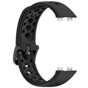 Correa de Repuesto Deportiva Transpirable de Caucho al por Mayor con Hebilla a Presión de 22 mm para Relojes Deportivos Huawei Band 10/9/8 - Product Image 2