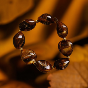 Fashion <b>Beaded</b> <b>Bracelet</b> 316L Stainless Steel PVD <b>Gold</b> Plating Sustainable Resistant Jewelry Accessory - Product Image 3