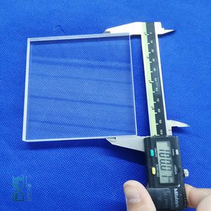 Yüksek hassasiyetli özel lazer kesim temizle kuvars levha düşük fiyatlı yarı iletken için saat camı safir kristal üretim - Product Image 4