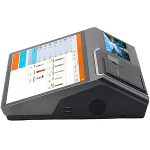 Sistema POS de diseño perfecto Pantalla principal de 11,6/12,5 pulgadas con LED-8/220-VFD/5 pulgadas HD 2nd Display Soporte Lector de tarjetas NFC