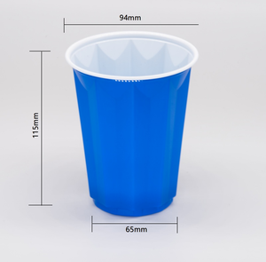 Gobelets de fête rouges certifiés BRC BSCI, gobelets jetables de 16 oz, plastique écologique pour supermarché - Product Image 5