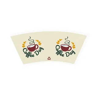 PE PLA Single Wall Paper Cup Fan CuộN Nguyên Liệu Bằng Máy Làm Cốc Giấy