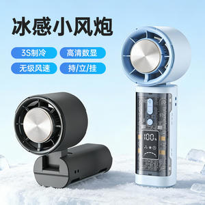 <span class=keywords><strong>Ventilateur</strong></span> portable de refroidissement à glace, <span class=keywords><strong>mini</strong></span>-<span class=keywords><strong>ventilateur</strong></span> de bureau réglable en vitesse, rechargeable avec un design innovant - Product Image 2