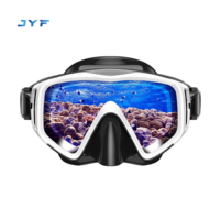 Masque de plongée sous-marine personnalisable JYF en gros, lunettes de natation en verre trempé, mini équipement de plongée