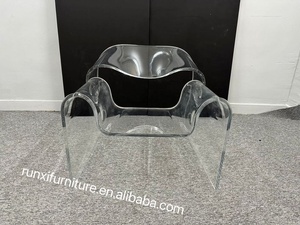 Sedia Moderna da Salotto, Modello Ghost di Cini <span class=keywords><strong>Boeri</strong></span> per Fiam, Sedia per Soggiorno e Uso Esterno in Appartamento - Product Image 6