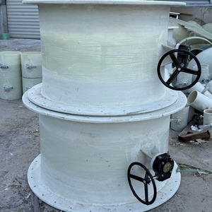 Dewei Frp Air Valve Large Diameter Manual Butterfly Valve For Oxygen And Ammonia Corrosive Media Regulation - Product Image 2