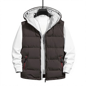 Modern Puffer <b>Vest</b> Quilted Sleeveless Winter Jacket for Men <b>Women</b> Casual Wear - Product Image 1
