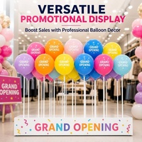 Accessoires de ballons en gros : Support de ballon blanc de 40 cm, bâtons et coupelles pour ballons de 40 cm avec support pour la décoration
