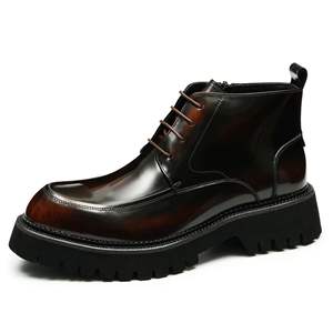 Botas de Tobillo con Cordones de Piel de Caballo Originales 2025 para Hombre, Lavables, Hechas a Mano con Tecnología Goodyear, Estilo Retro, Moda Amekaki, Calzado de Trabajo - Product Image 5