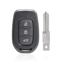 Pour nouvelle télécommande universelle à 3 boutons, coque large, 433 MHz, PCF7961M, puce 4A, matériau ABS, étui de clé de voiture