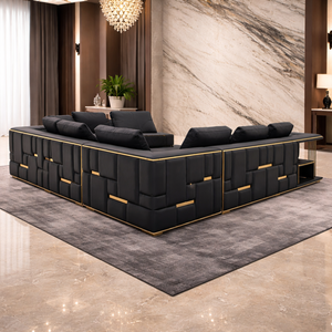 Sofá Modular Reclinable <span class=keywords><strong>Babylon</strong></span> Rack Visionnaire, Muebles para Sala de Estar, Conjunto de Sofás de Tela, Combinación de Esquina y Chaise Longue, Relleno de Esponja - Product Image 3