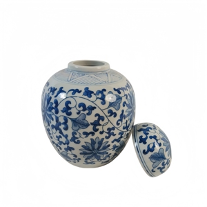 Jarrón <span class=keywords><strong>de</strong></span> Cerámica Jingdezhen Azul y Blanco con Diseño <span class=keywords><strong>de</strong></span> <span class=keywords><strong>Oreja</strong></span> <span class=keywords><strong>de</strong></span> <span class=keywords><strong>Elefante</strong></span>, Adorno Decorativo <span class=keywords><strong>de</strong></span> Porcelana - Product Image 4