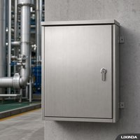 Boîtier de distribution électrique en acier inoxydable 304 IP66, armoire étanche 600x800x400mm, résistant à la corrosion, personnalisable OEM