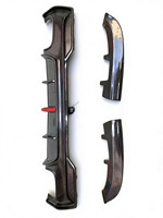 Nouveau 2020+ pour Série 4 G22 G23 Coupé Kit de becquet de spoiler Style 3D Fibre de carbone Diffuseur de pare-chocs arrière avec échappement