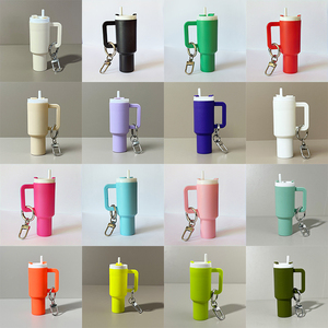 हमें स्टोक्ड कस्टम रंगीन बैकपैक पेंडेंट 3 डी मिनी टंबलर कीचेन सामान कुंजी बैग आकर्षण कीरिंग - Product Image 2