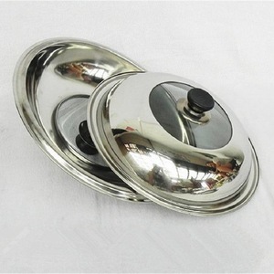 Stainless Steel Wok Lid 30 32 34cm Glass Cover All Steel Cooking Lid For Wok - Product Image 1