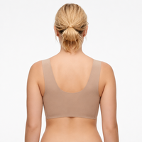 Soutien-gorge sans armatures en soie glacée, sans coutures, push-up, avec bretelles larges et coussinets amovibles, OEM/ODM