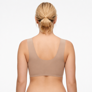 <span class=keywords><strong>Sujetador</strong></span> OEM/ODM de una pieza con tirantes anchos, almohadillas extraíbles, de seda helada, push-up, <span class=keywords><strong>sin</strong></span> costuras y <span class=keywords><strong>sin</strong></span> aros. - Product Image 5