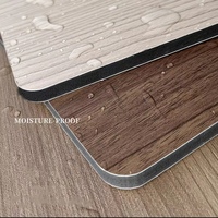 Placage de bois en charbon de bambou de luxe, panneau mural en bois grainé, panneau décoratif intérieur flexible en PVC, panneau mural en bois