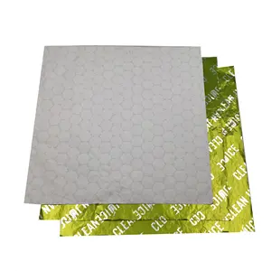 Kunden spezifische isolierte Folie Sandwich Wrap Sheets Wrap Aluminium folie laminierte Burrito Burger Packpapier folie