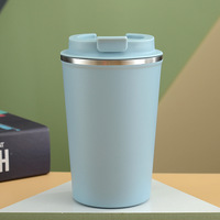 Gobelet isotherme 380 ml 500 ml avec revêtement intérieur en céramique, gobelet en acier inoxydable avec doublure en céramique, tasse à café isolée avec revêtement en céramique