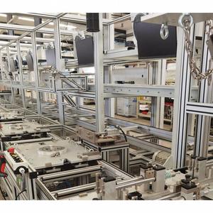 Toshine Stainless Steel/ Nylon/PVC Belt Double Speed Adjustable Conveyor Assembly Line for Pallets-Customizable Dimensions - Product Image 3