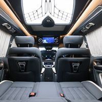 CTZY Luxury Auto Banquettes 3 personnes Sièges de voiture en cuir Modification d'usine pour Alphard Van Back Row