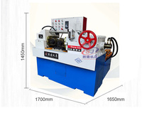 Machine à rouler les fils motorisée haute vitesse, fileteuse automatique pour barres d'armature, machine CNC pour la fabrication de vis, 380V, fixations de construction