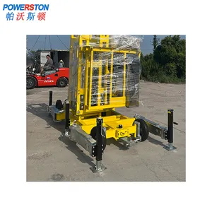 1.5kw Power High Rise Building Maintenance Usage Mast Climbing Working Lifting Platform