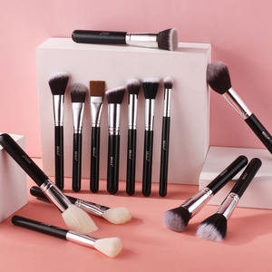 BEILI Haute <span class=keywords><strong>Couture</strong></span> Professionnel 42 Pièces Ensemble de Pinceaux de Maquillage en Bois Noir avec Logo Personnalisé Vente en Gros - Product Image 3