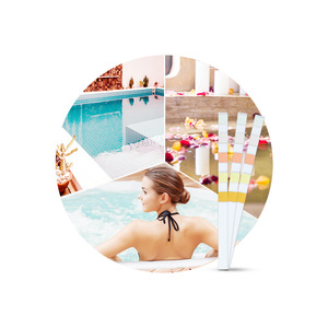 Tiras de prueba de PH 5 en 1 para <span class=keywords><strong>piscina</strong></span> de Spa, tiras de prueba de PH con cloro, sin dureza, cianúrico, CI, Tornasol - Product Image 5