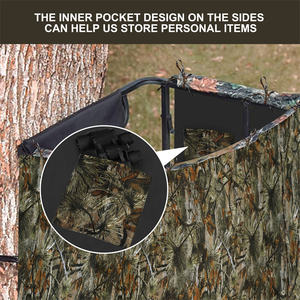 Mydays في الهواء الطلق تنوعا حجم كبير التمويه الغزلان الصامتة شجرة مغناطيسية تقف الصيد أعمى - Product Image 5