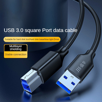 Kabel Printer USB 3.0, Kabel USB A ke B Berlapis Nikel, Kabel Printer USB B Kecepatan Tinggi