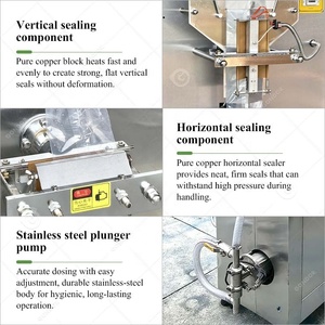 Machine de fabrication de sachets d'eau pure minérale pour l'Europe avec coupure automatique d'eau en Chine - Product Image 3