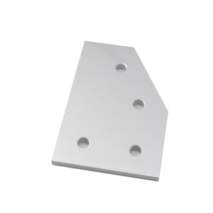 Trung Quốc Nhà sản xuất RoHS OEM ODM 6063 T5 6471 10 Series 4 lỗ 60 độ Angled thiết bị cho nhôm proifle 10/15 inch - Product Image 3