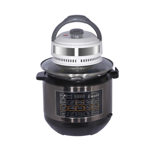 Nueva Olla a Presión Eléctrica Multifuncional de 6QT, Olla de Cocción Instantánea de Acero Inoxidable, Arrocera a Presión KC04005 - Product Image 5