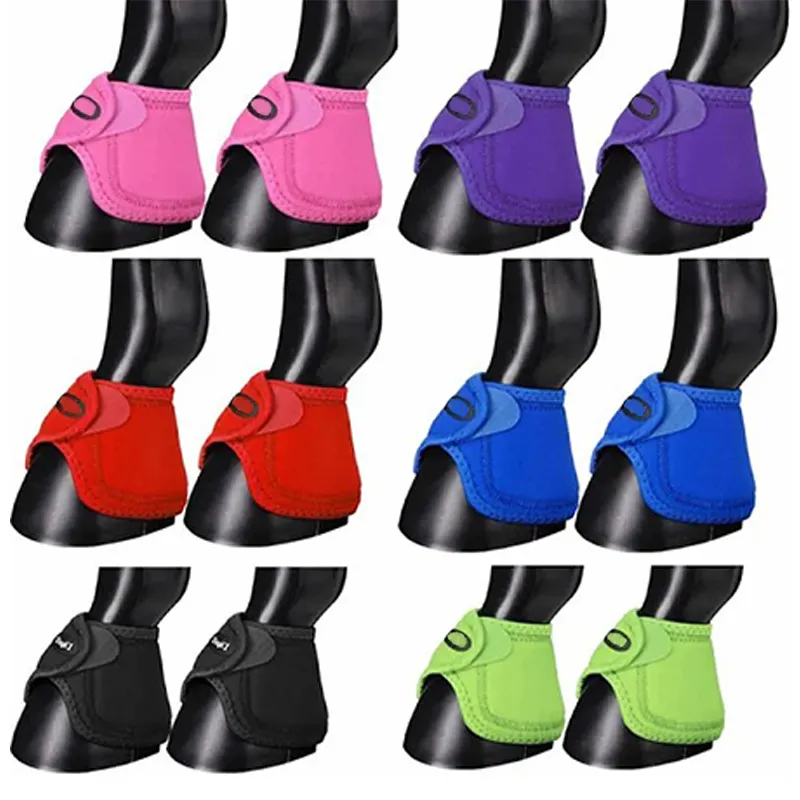 Horse bell boots sets accept custom wholesale wear-resistant equestrian horse bell boots