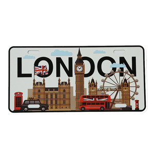 <span class=keywords><strong>Plaque</strong></span> d'<span class=keywords><strong>immatriculation</strong></span> décorative en métal gravée sur mesure pour bar <span class=keywords><strong>ou</strong></span> café - Product Image 3