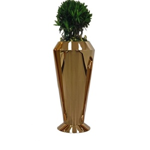 Vaso di fiori in metallo dorato <span class=keywords><strong>fioriere</strong></span> e vasi di fiori interni in acciaio inossidabile - Product Image 1